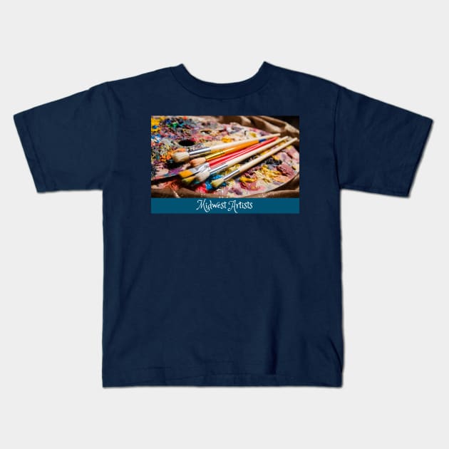 Midwest Artists Kids T-Shirt by Kat Heitzman